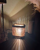 lampy stołowe Designerska loftowa lampa miedziana w stylu boho z żarówką SMART 5
