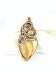 wisiory Jaspis krajobrazowy wisiorek wire wrapping 5