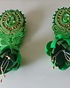 kolczyki soutache Kolczyki zielone 1