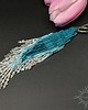 kolczyki szklane Inyanja, morskie "indiańskie" kolczyki, beading 1