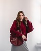 torby na ramię SOFTIE BAG - skórzana torebka szoperka - bordowa 1