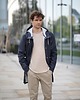 płaszcze i kurtki męskie VANNSKJOLD płaszcz przeciwdeszczowy ELEGANCE Navy Blue 1