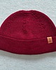 czapki i kapelusze męskie BORDOWA DOKERKA - wełniana czapka,  100% merino wool 1