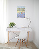 biurka Białe biurko BASIC 100 cm x 60 cm 5