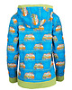 bluza z kapturem damska Bluza kangurka "Ogórki" z jabłkowym - unisex 6