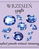 bransoletki z kamieni naturalnych Bransoletka WRZESIEŃ szafir, aster 4