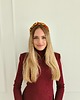 opaski do włosów Opaska marszczona jedwabna opaska do włosów opaska na włosy autumn tale 1