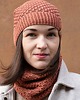 komplety damskie Zestaw Classic - Luźna Czapka Slouchy & Komin - Canyon Rose 1