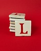 magnesy Ceramiczny magnes, czerwona literka L 1