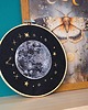 Ozdoby na ścianę Pełnia księżyca, haft w tamborku 24 cm 1