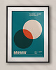 plakaty Minimalistyczny plakat - Bauhaus #21 - Do salonu, sypialni, biura 3