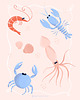 plakaty Plakat Seafood 2