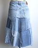 spódnice mini Patchworkowa spódnica jeans r.38 3