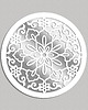 dekoracje - na ścianę DEKORACYJNY PANEL AŻUROWY, LAUSANNE, DEKORACJA ŚCIENNA 3D, ORNAMENT,60 cm, CZ 1