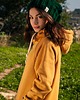 bluza z kapturem damska Bluza Luzak Musztardowy 1