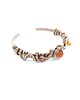 bransoletki wire wrapping Bransoleta mankietowa z agatem bursztynem i cytrynem - Zamówienie specjalne 1