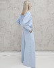 komplety damskie Sarai wygodny komplet bluza i szerokie spodnie z zakładkami Baby blue 2