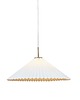 lampy wiszące Plisowana lampa wisząca Dora 60 cm 1