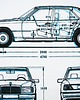 t-shirty męskie Koszulka MERCEDES W124 E KLASA tshirt 4