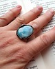 pierścionki - różne Larimar - pierścionek regulowany 3