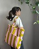 torby na ramię Torba shopper z kieszenią na laptopa w pasy 1
