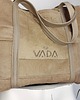 torby XXL Shopper bag duża torba upcycling sztruks/baranek 6