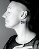 kolczyki wire wrapping Fioletowe kolczyki ze srebra i tytanu 3