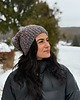 czapki damskie Kolorowa duża czapka beanie z wełną i alpaką 2