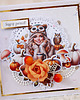 kartki scrapbooking Kobieca kartka urodzinowa, prezent, 18 urodziny "Autumn 1" GOTOWA 1