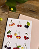 kartki okolicznościowe - wydruki Cherries- Kartka- Grafika- Ilustracja- Owoce 2