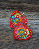 kolczyki soutache Kolekcja Frida - kolczyki kolorowe serca 1