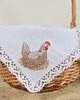 koszyki wielkanocne Serwetka do koszyczka UNIWERSALNA duża KURA 2