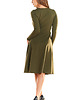 sukienki mini damskie Sukienka N034 khaki 2