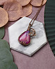 wisiory Miedziany wisiorek wire wrapping z agatem #216 2