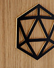 organizery Szafka na klucze GEOMETRIC - wenge 1