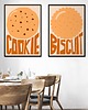 plakaty Plakat Cookie i Biscuit - zestaw dwóch plakatów 1