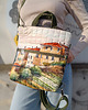plecaki Pikowany plecak torba 2w1 Toscana 3
