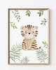 obrazy i plakaty do pokoju dziecięcego Plakat do pokoju dziecka motyw Safarii 2
