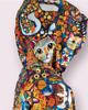 sukienki midi damskie Sukienka dresowa Radżas wzór kolorowe koty kaptur rozmiar M 4