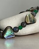 bransoletki z kamieni naturalnych BRANSOLETKA - AMULET - Macica perłowa, kamień księżycowy,jadeit 4