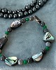 bransoletki z kamieni naturalnych BRANSOLETKA - AMULET - Macica perłowa, kamień księżycowy,jadeit 3