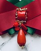 broszki Brosza  z ozdobą w stylu glamour z czerwonymi  kamieniami NEW 7