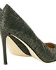 czółenka damskie Czółenka Skórzane szpilki wysokie lekko metalizowane  (4656) 4
