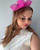 fascynatory Fascynator ślubny  FRESCA AMARANT/ inne kolory 6