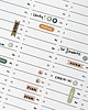 kalendarze i plannery Naklejki do planerów, kalendarzy GARDEN DOTS 2