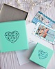 klipsy SWEET HEARTS SLICZNE KLIPSY z serduszkami w żywicy 2
