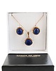 kolczyki srebrne Kolczyki srebrne artystyczne Modern z Lapis lazuli 4