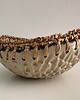 miski i misy Ceramiczna miska, boho, rafia, granat 7