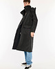 płaszcze i kurtki męskie Parka Longline Hoodie Oversize black ocieplana 3