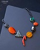 korale Ekskluzywny naszyjnik z mixu minerałów modny elegancki handmade PREZENT lux 5